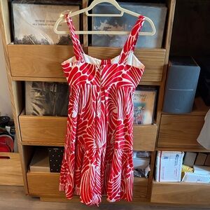 Kate Spade Red and White Striped Dress